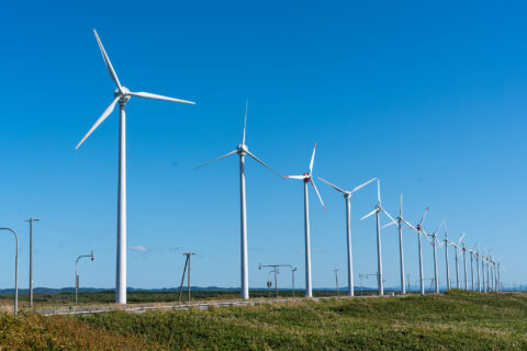 オロロンラインと風車